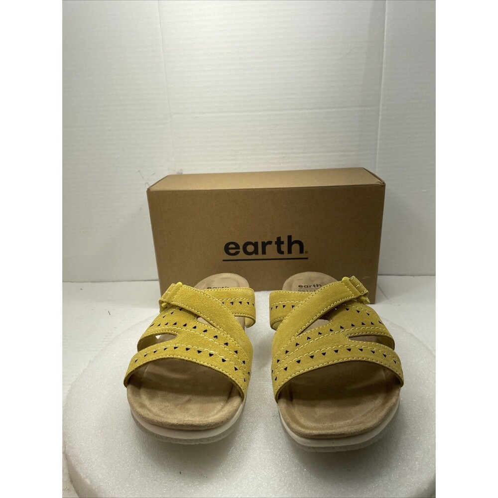 Earth Origins Suella Women's Sandal, Yellow, Women Size 10 Item#596